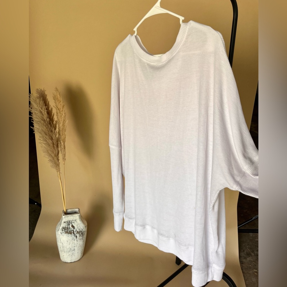 Mono B Women’s waffle oversized top